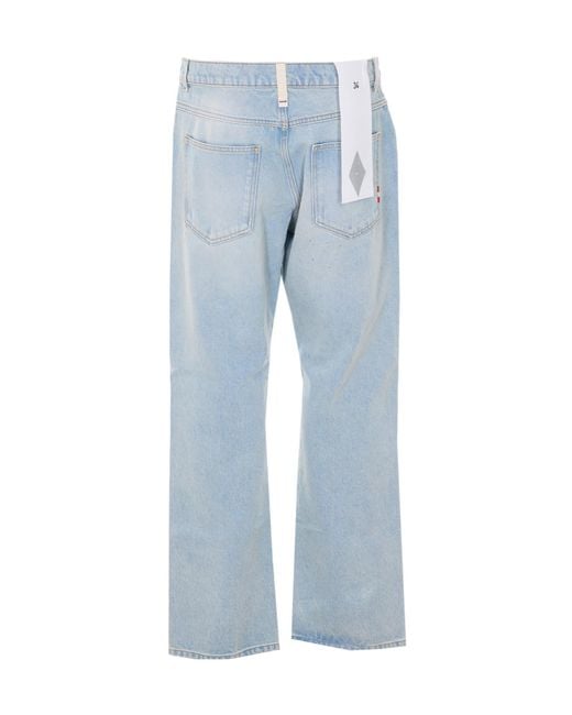 AMISH Blue James Wide-Leg Jeans for men