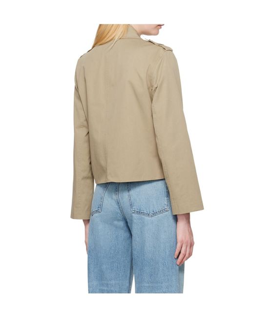 FRAME Natural Button Front Casual Jacket