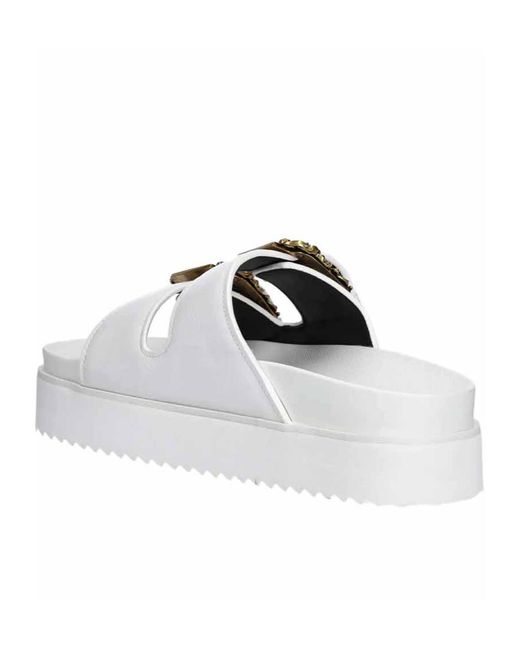 Versace Jeans Multicolor Couture Buckled Platform Sandals