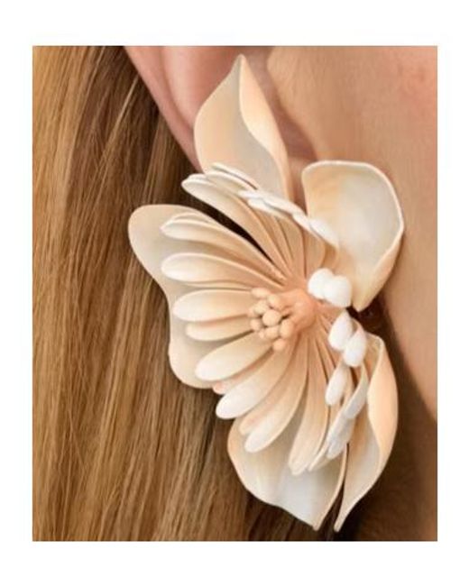 Chloé White Chloé Bloom Earrings