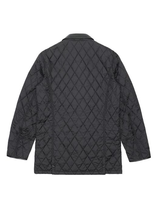 Ferragamo Gray Quilted Casual Jacket for men