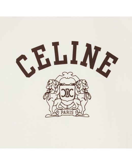 Céline White Blason 70's T-Shirt