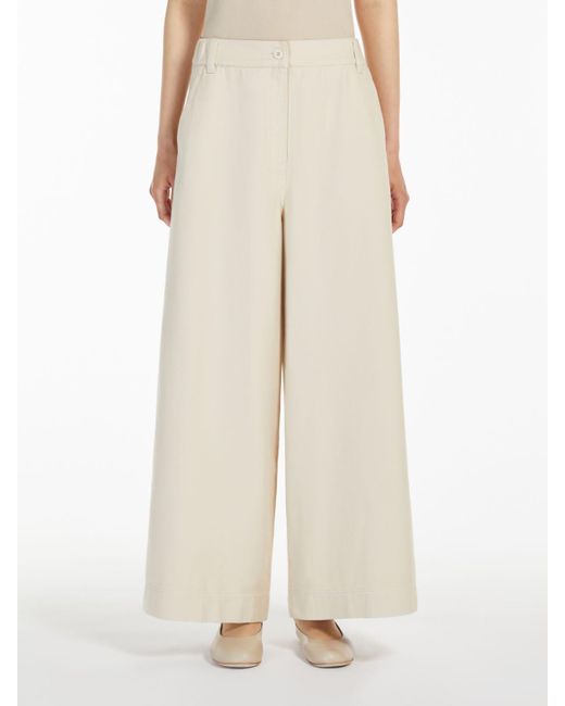 Weekend by Maxmara White Disco Wide Leg Trousers