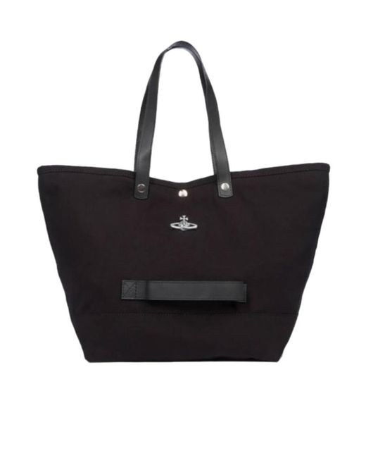 Vivienne Westwood Black Double Lift Tote