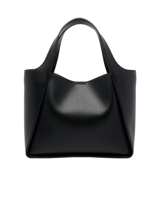 Stella McCartney Gray Logo Detailed Small Crossbody Bag