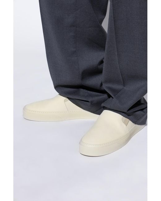 Moncler Natural Monclub Slip-On Sneakers for men