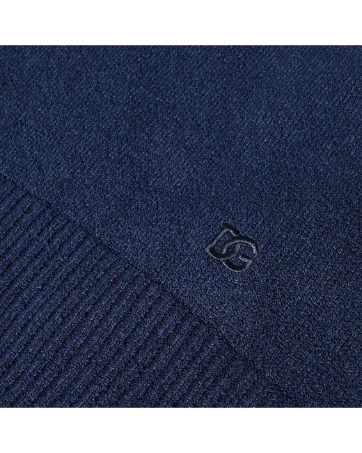 Dolce & Gabbana Blue Minimalist Short-Sleeve Polo Shirt for men