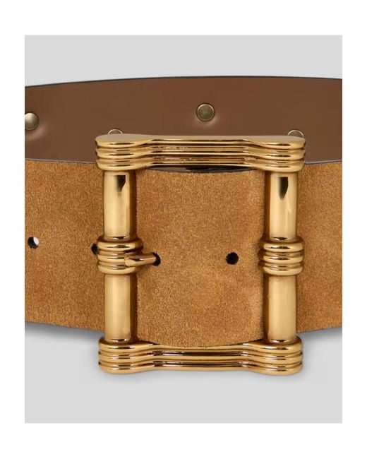 Etro Brown Studded Belt