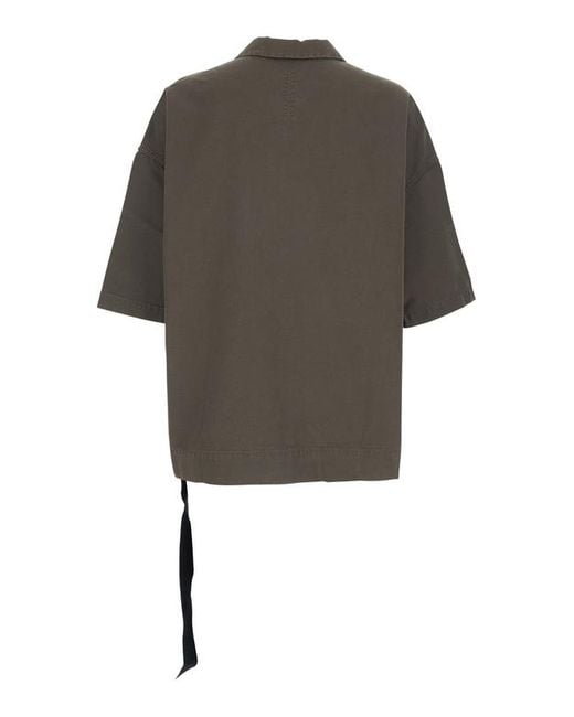 Rick Owens Gray Magnum Tommy Shirt for men