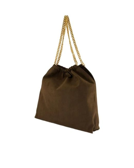 Stella McCartney Brown Falabella Medium Tote Bag