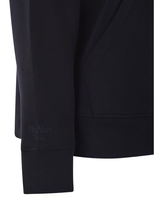 Max Mara Black Knitted Hoodie