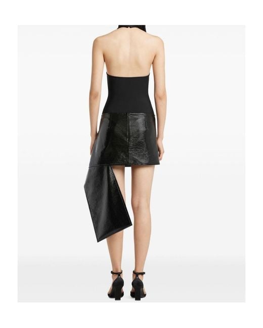Courreges Black Backless Bodysuit