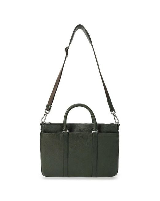 Bally Green Logo Handbag for men