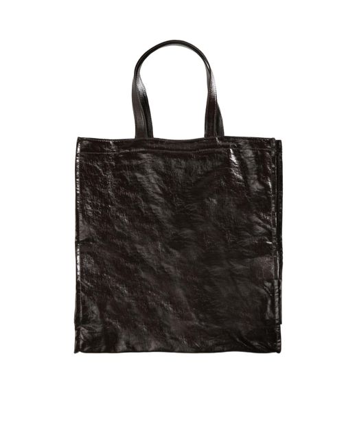 Uma Wang Black Double-Handle Handbag