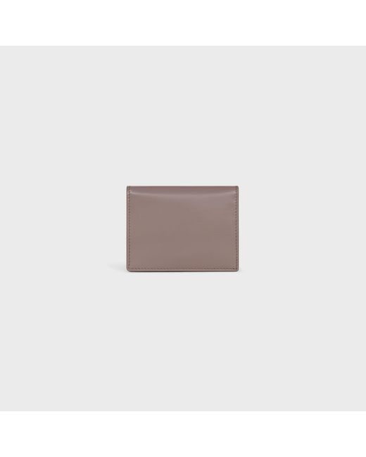 Céline Gray Bi-Fold Card Holder Triomphe