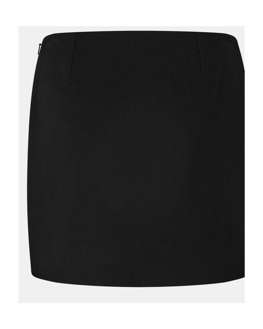 Versace Black Classic Versatile Mini Skirt