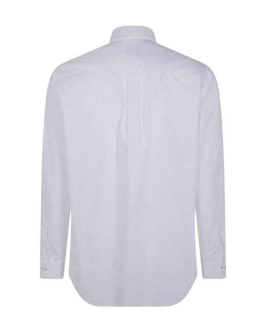 Paul Smith White Long Sleeved Buttoned Shirt for men