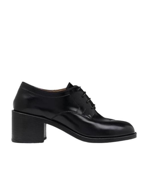 Maison Margiela Black Tabi Toe Shoes