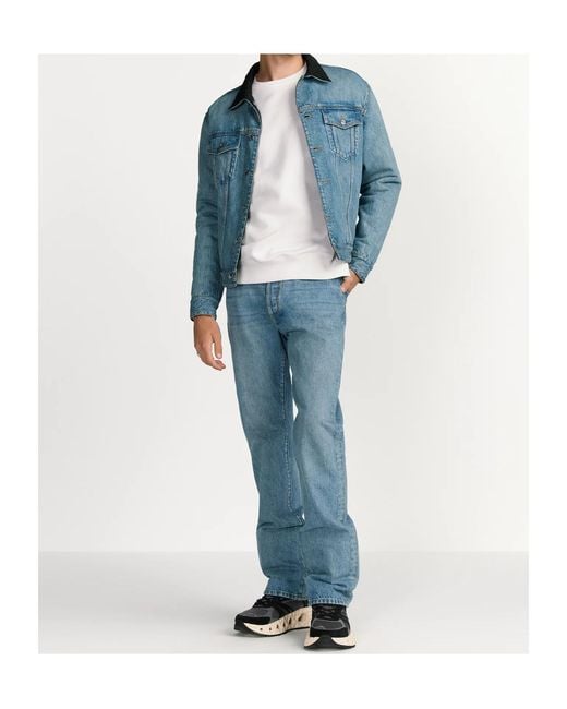 Dior Blue Homme Reversible Cannage Jean Jacket for men