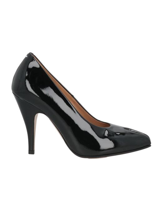 Maison Margiela Black Patent Leather High Heels