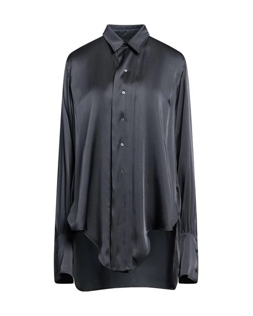 Maison Margiela Blue Solid Colour Shirts