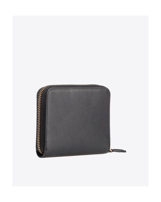 Pinko Black Square Zip-Around Purse
