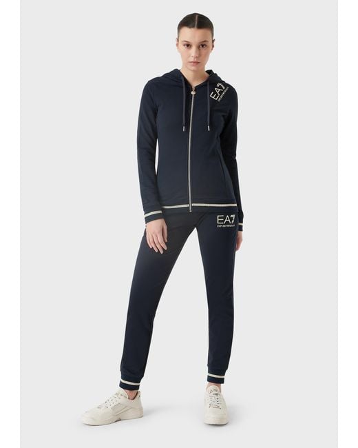 EA7 Blue Train Core Sweatshirt Set