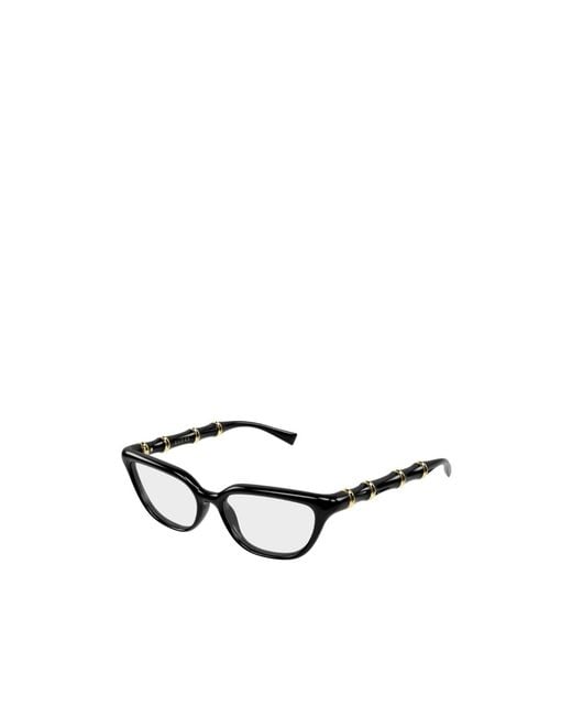 Gucci White Eyewear Cat-Eye Frame Glasses for men