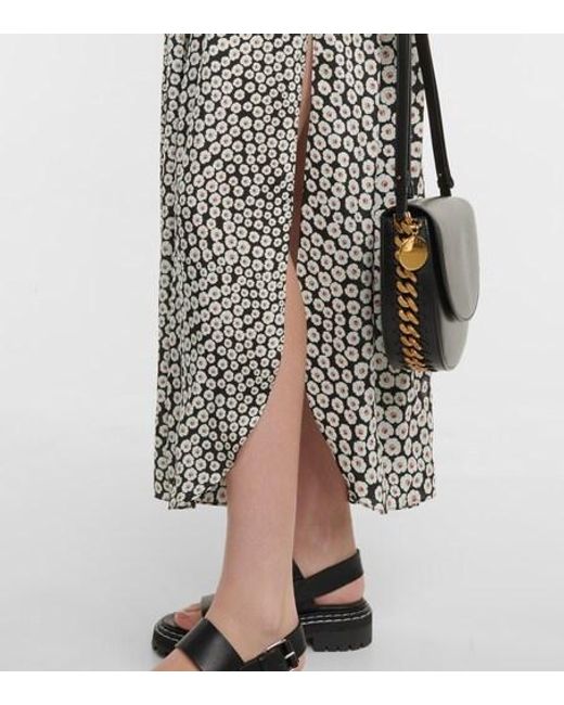 Stella McCartney White Floral Printed Maxi Dress