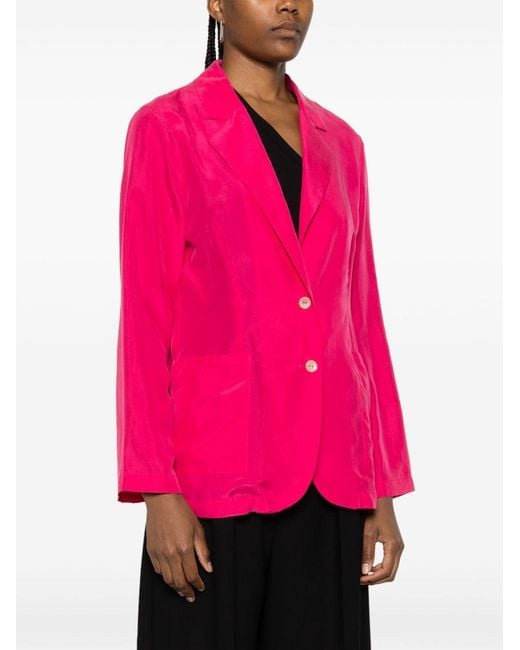 P.A.R.O.S.H. Pink Long Sleeved Suit Jacket