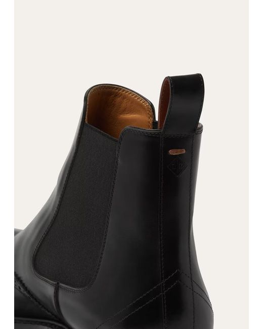 Loro Piana Black Oliver Walk Chelsea Boot for men