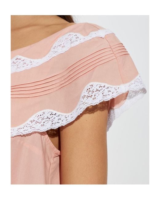Posse Pink Boat-Neck Top