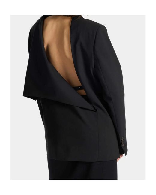 DSquared² Blue Tailored2 Peek-A-Boo Blazer