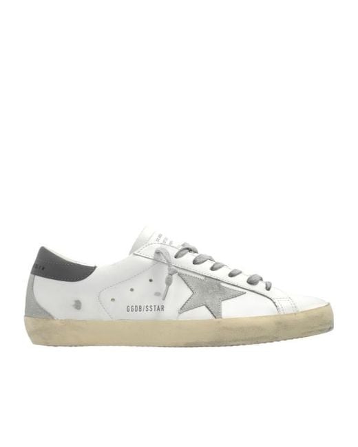 Golden Goose Deluxe Brand White Superstar Low-Top Sneakers for men