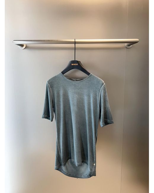 Uma Wang Blue Crew Neck T-Shirt