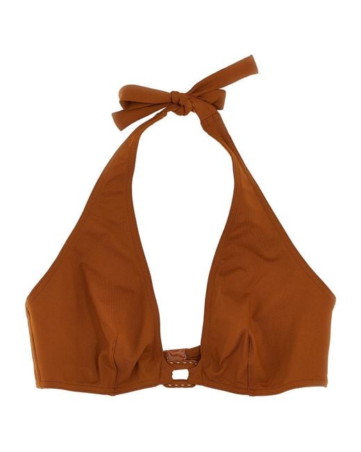 Eres Brown Navire Bikini Top