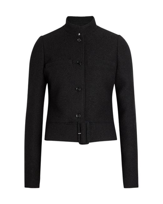 Courreges Black Long-Sleeved Jacket