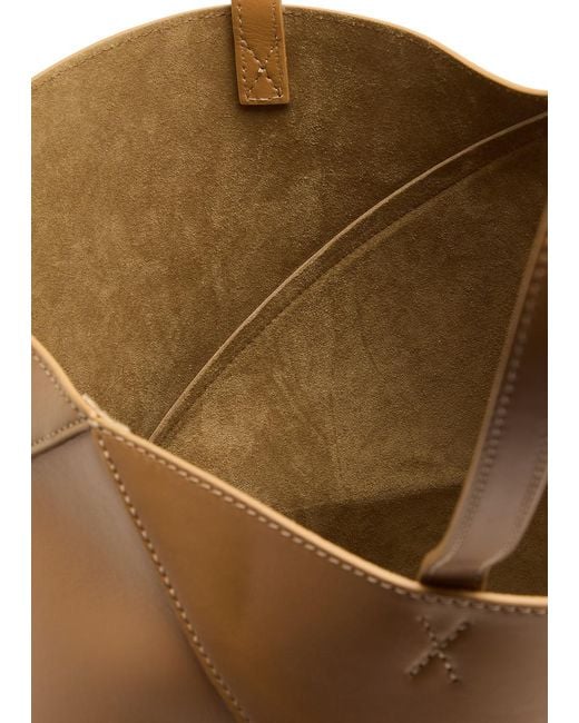 Loewe Brown Puzzle Medium Leather Tote