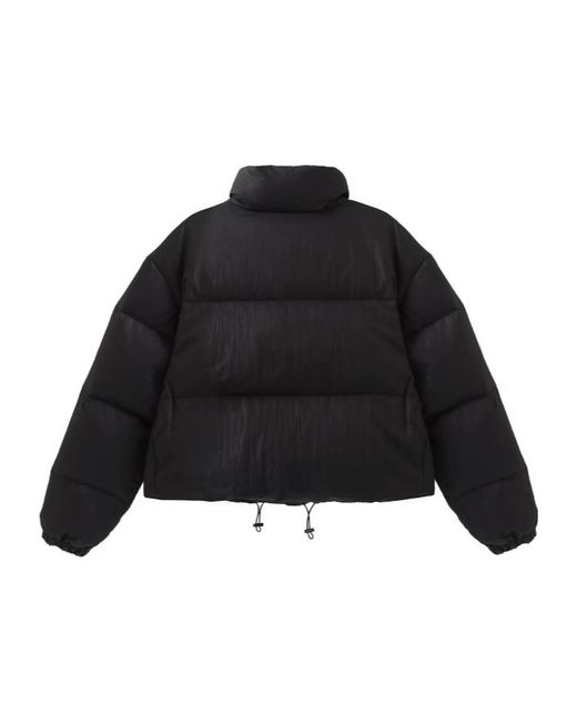 Marissa Chiara Black Stand Collar Cotton Jacket