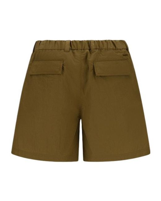 Herno Green Laminar Zip-Pocket Cargo Bermuda Shorts for men
