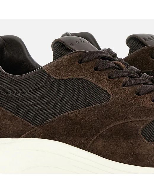 Hogan Brown Hyperlight Low-Top Sneakers for men