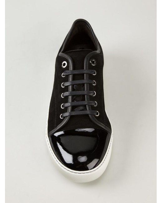 Lanvin Black Dbb1 Lace-Up Sneakers for men