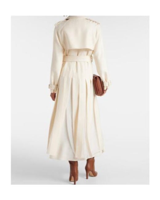 Gabriela Hearst Natural Detachable Belt Trench Coat