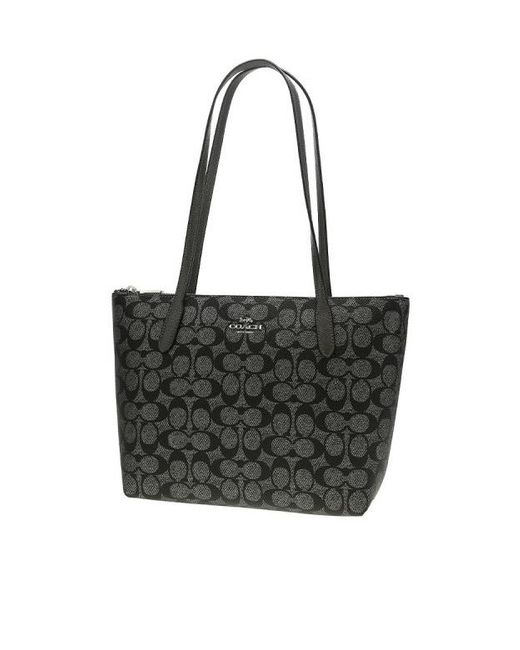 COACH Black Fiona's Signature Handbag