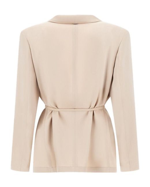 Herno Natural Lace-Up Casual Jacket