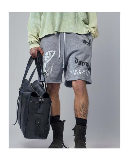 Paly Hollywood Blue Drawstring Athletic Shorts for men
