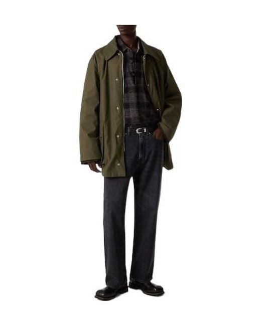Our Legacy Green Cotton-Blend Canvas Jacket for men