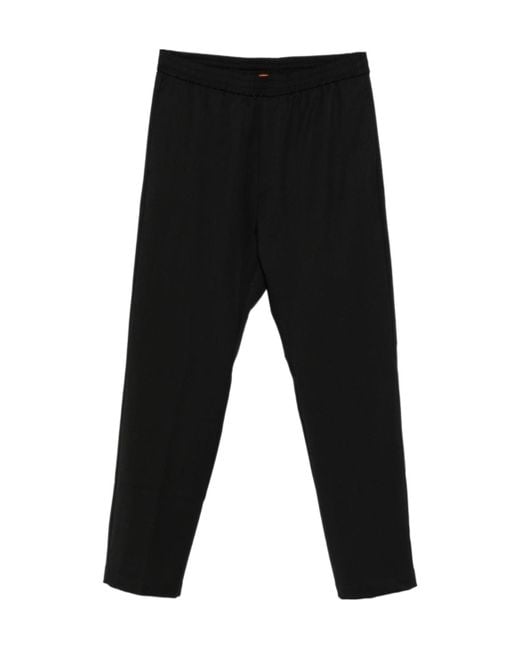 Barena Black Bativoga Straight-Leg Pants for men