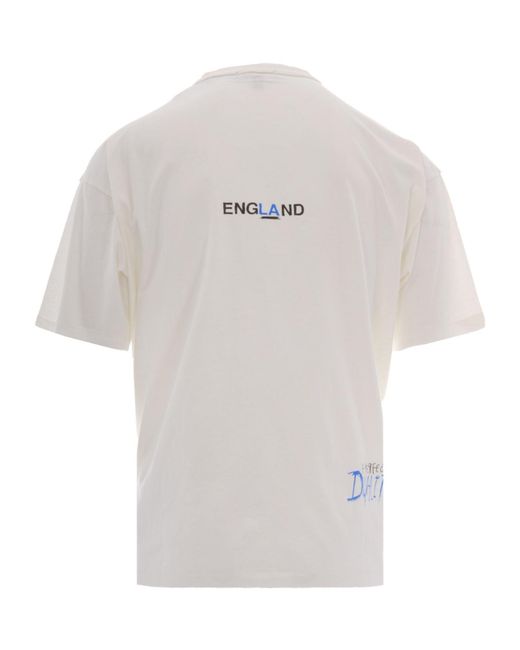 Represent White Enemy Graphic-Print T-Shirt for men