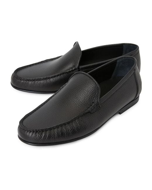 Bally Black Round-Toe Loafers for men